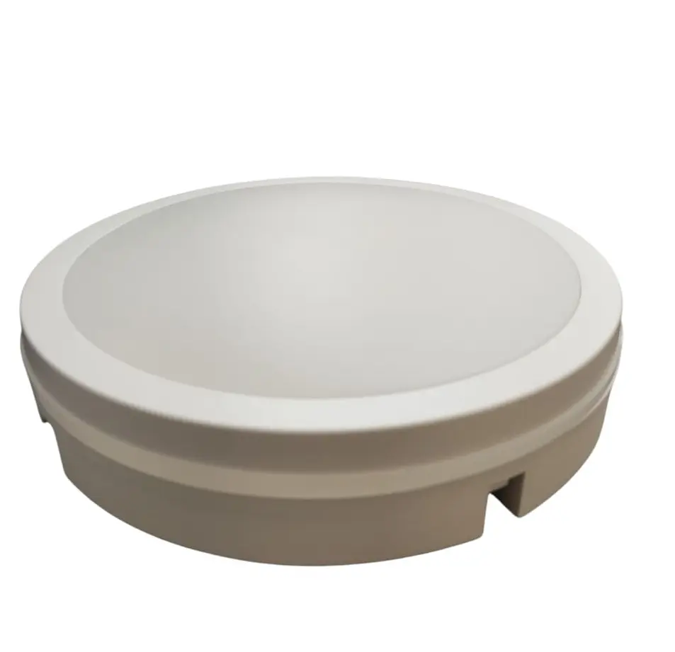 LAMPARA DE TECHO SUPERFICIAL CIRCULAR 40W 28X5CM 100-277V 3CCT IP65 4400LM COLOR BLANCO REF. JM102 ILUMINAK