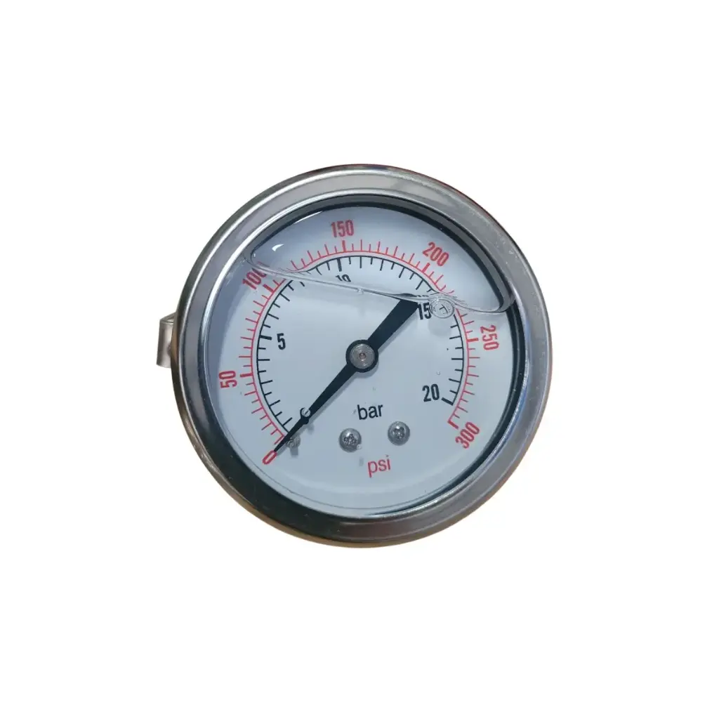 MANOMETRO TIPO PANEL 2.50" 0-300 PSI 1/4" REF. OPW-PG0300-14 MARCA OASIS 