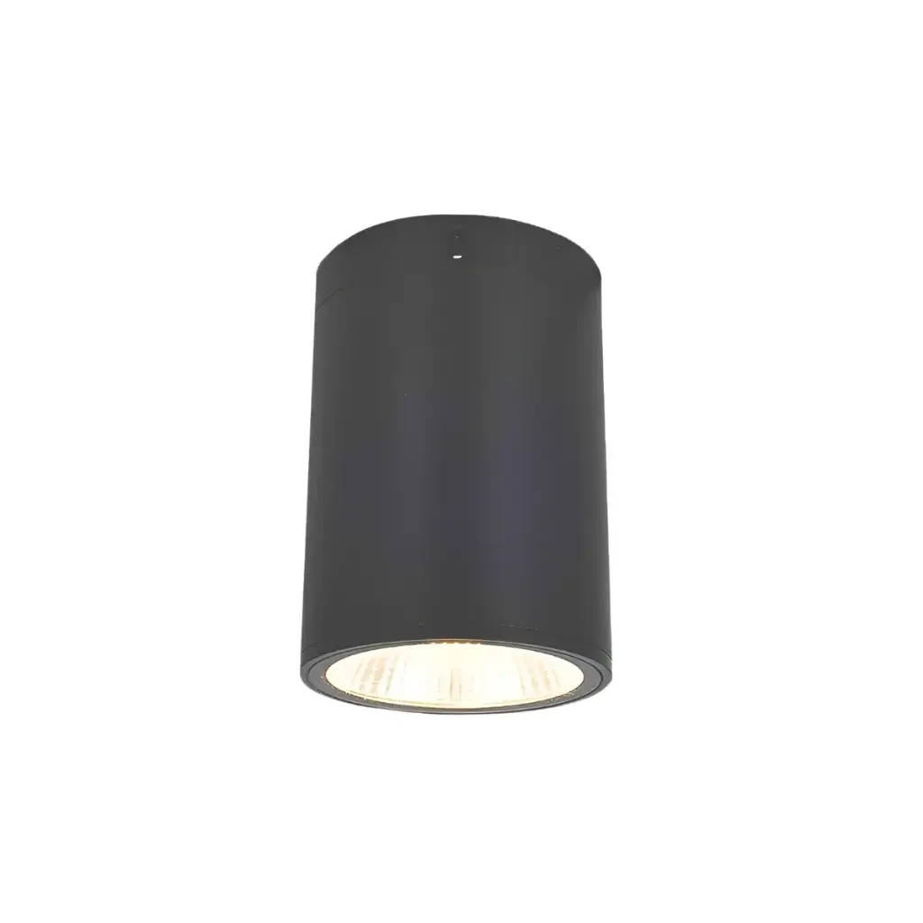 APLIQUE DE TECHO LED INTEGRADO 6W 3CCT 85-265V 540LM IP65 SUPERFICIAL CILINDRO C/GRIS OSCURO REF. JBO6 MARCA ILUMINAK