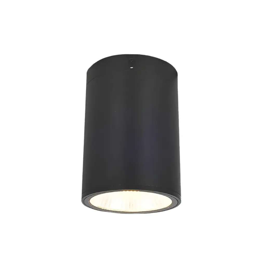 APLIQUE DE TECHO LED INTEGRADO 9W 3CCT C/SELECTOR 85-265V 810LM IP65 SUPERFICIAL CILINDRO C/GRIS OSCURO REF. JBO9 MARCA ILUMINAK