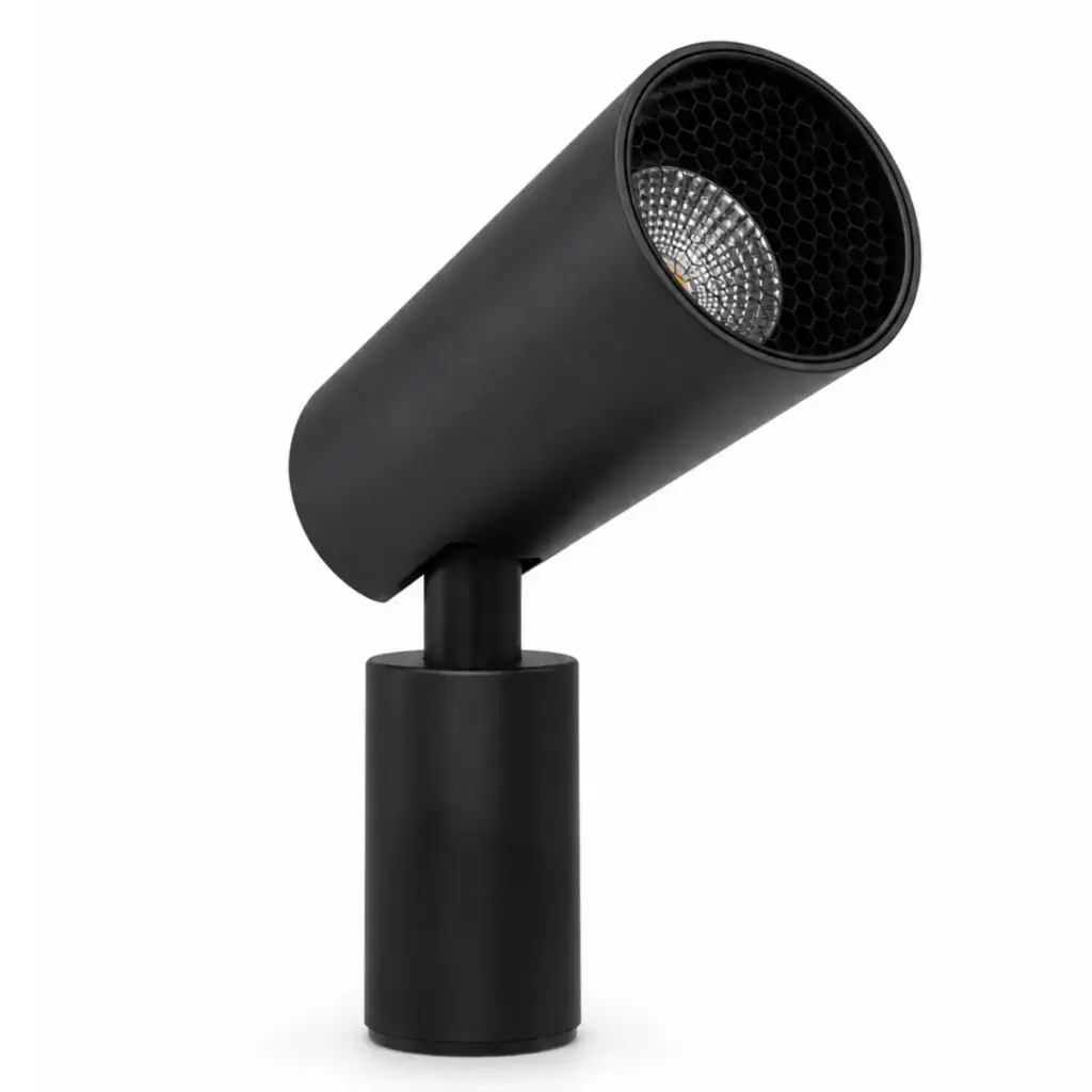 BALA / SPOT DIRIGIBLE 5W 24V 3000K PARA RIEL MAGNÈTICO PARA RIEL ESTRUCTURA LB-1615 35MMX100MM COLOR NEGRO REF. LB-1611 MARCA LUMIND