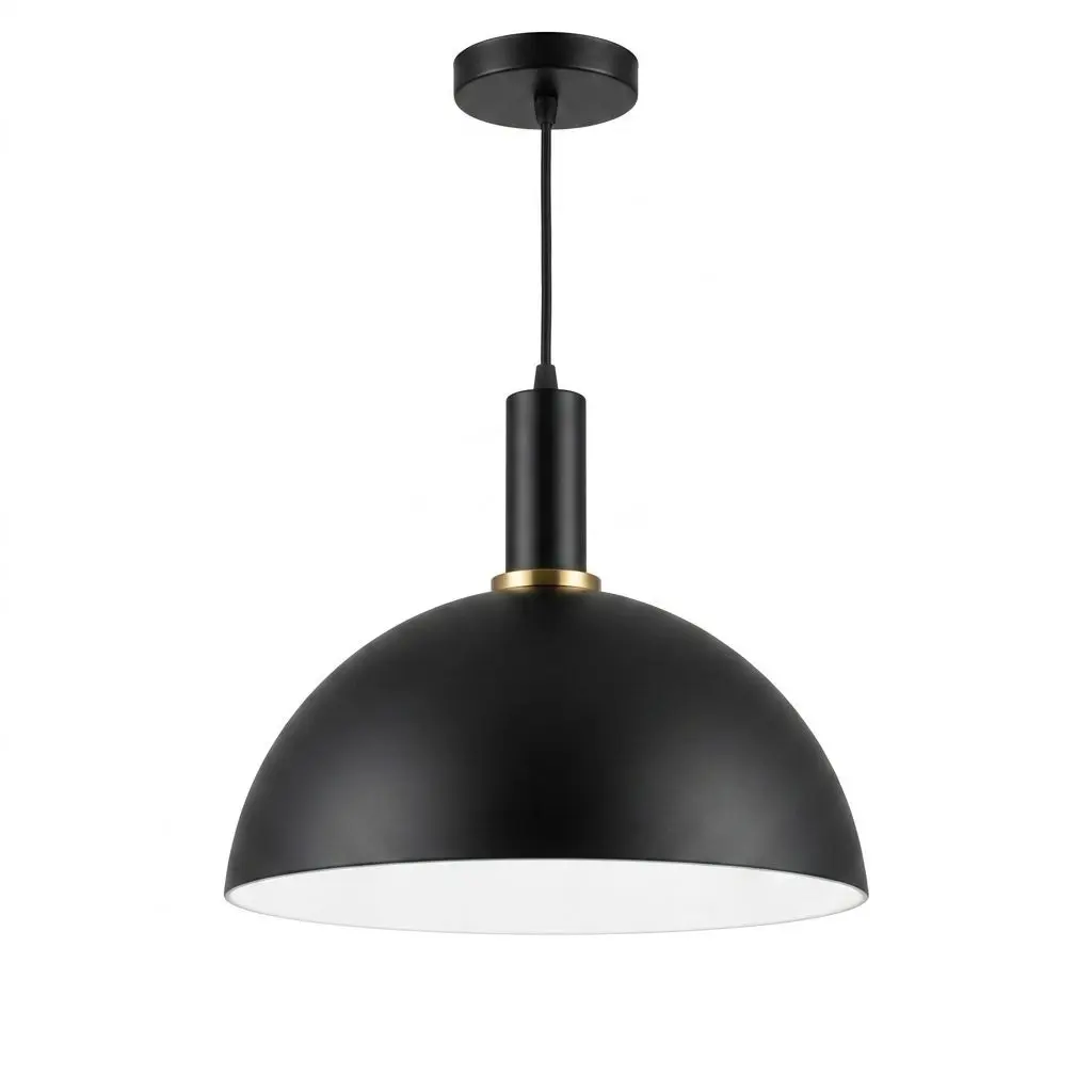 LAMPARA LED COLGANTE VINTAGE CIRCULAR MOD. DL112 300XH260 MM C/BOM. 4W 3000K AC85-277V C/NEGRO SIN CAJA REF. 107-173-00NAW-3500K-00059DL112 MAFI