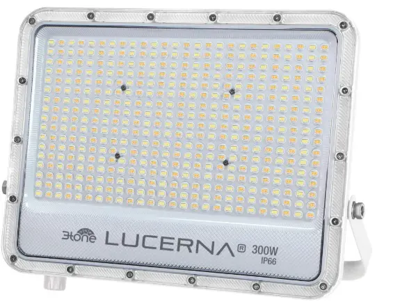 REFLECTOR LED EXTRA PLANO 300 W COLOR BLANCO 3CCT IP66 MULTV 90 - 285 V 120LM/W MOD RP300PH3T REF. 30923775 MARCA LUCERNA