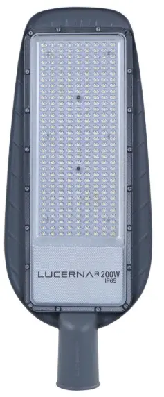 LUMINARIA VIAL LED CON FOTOCELDA 200 W 85-277 V 5700 K 110LUM/W IP65 MOD. LUMI 200 ( ALUMBRADO PUBLICO ) REF. 71001105 MARCA LUCERNA