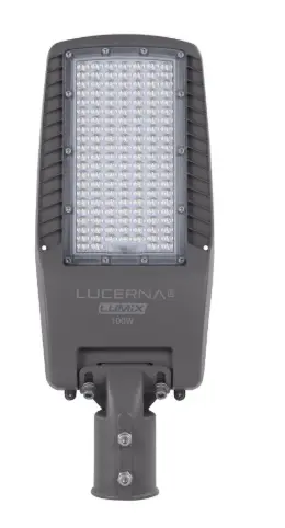 LUMINARIA VIAL LED CON FOTOCELDA 3PIN 100 W 85-305 V 4000 K 150LM/W IP65 MOD. LUMIX 100 ( ALUMBRADO PUBLICO ) REF. 71001120 MARCA LUCERNA