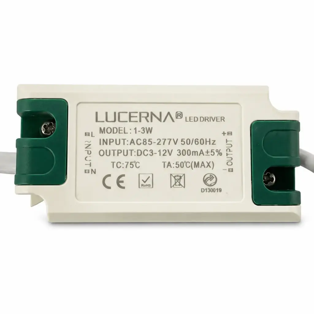 DRIVER 1-3W PARA PANELES LED MOD. DRIVER 3W REF. 92037020 MARCA LUCERNA