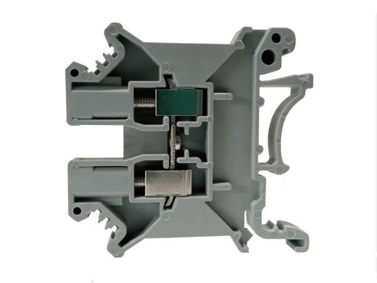 BORNERA PARA RIEL DIM CON TORNILLO UK3N 32 AMP 800V UNIDAD ( CALIBRE AWG 18-12 ) MOD. UK3N-32A REF. CON24345 MARCA ANDELI