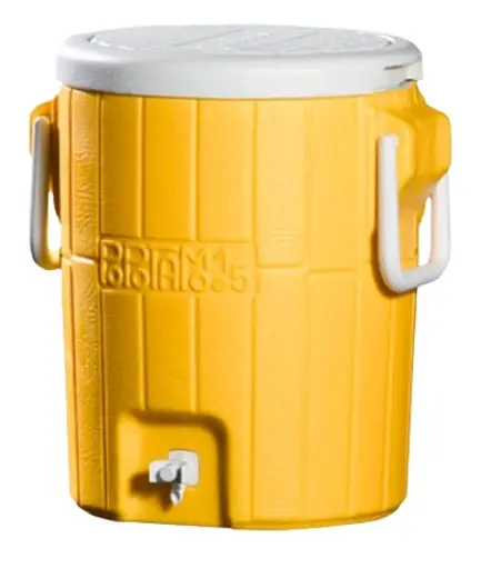 TERMO POPOTAMO PARA AGUA DE 15 LTS 40 CM X 35 CM COLOR AMARILLO REF. PTE-TE15 / 0616006 DECOCAR