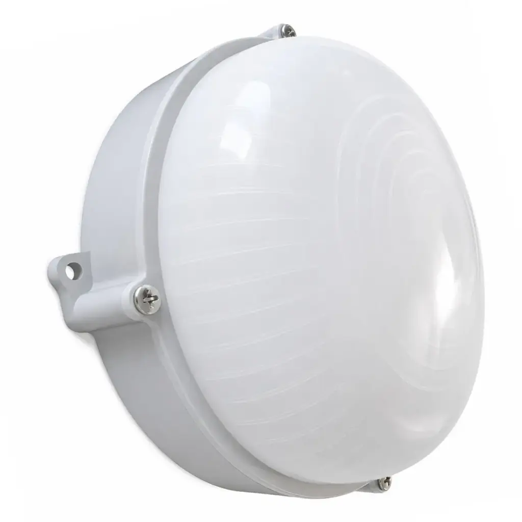 VAPOLETA LED REDONDA 12 W IP65 MULTV 100 -277 V 3000 K 100LM COLOR BLANCO REF. VP712IP653K / 61000203 MARCA LUCERNA 