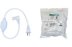 KIT DE ACCESORIOS PARA CINTA LED TRIPLE CHIP (1CON. RAPIDO+10CLIPS SUJEC+1TAP FINAL) REF. CINTA3CHIPACCS MARCA LUCERNA