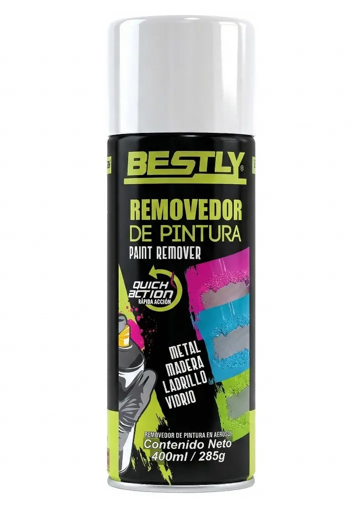REMOVEDOR DE PINTURA EN AEROSOL 400 ML MULTIPLES SUPERFICIE REF. BLY-400-1093 /  054759 MARCA BESTLY