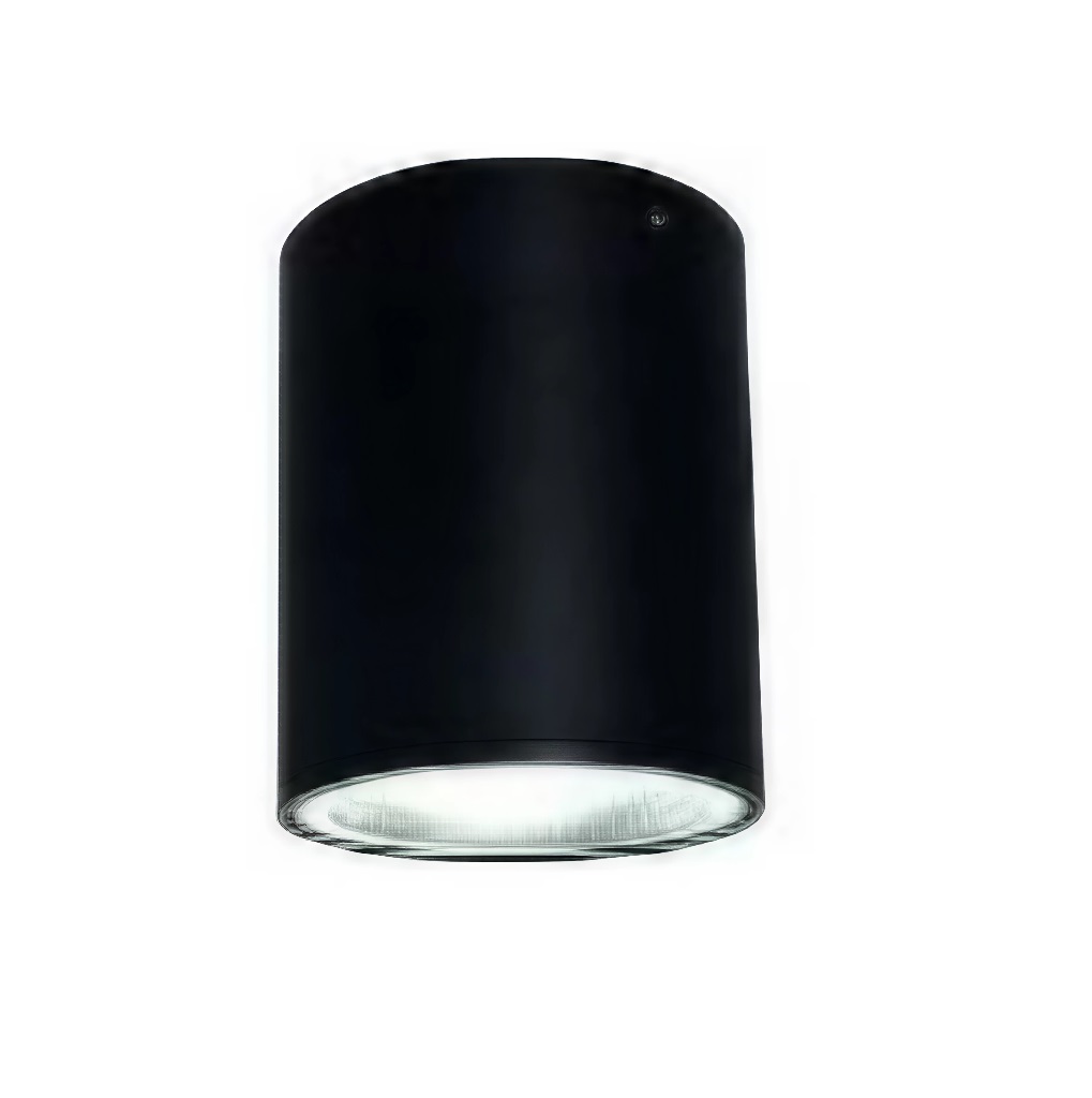 APLIQUE DE TECHO LED INTEGRADO SUP. REDONDO 15W 6500K 85 - 265V NEGRO REF. COB6500K15W MARCA MAFI