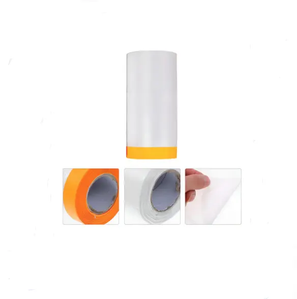 ROLLO DE PLASTICO PROTECTOR PARA TAPAR CON CINTA ADHESIVA 18 CM X 33 MTS REF.970816 MARCA CERDEX