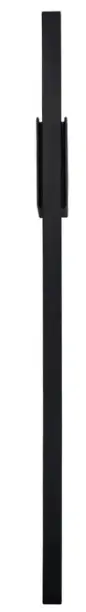 APLIQUE DE PARED INTEGRADO 25 X 800MM CCT:3000K 12W 100-240V IP54 C/ NEGRO REF. LUM-1740 MARCA LUMIND