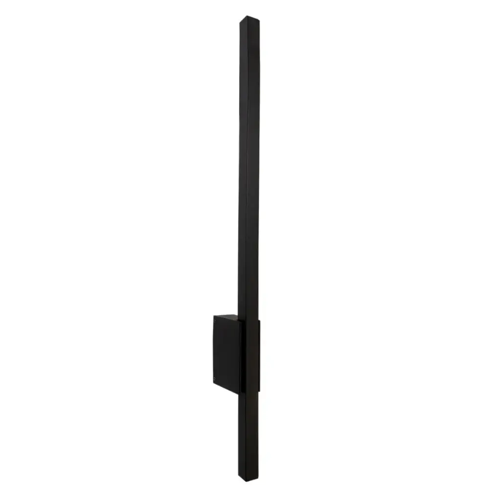 APLIQUE DE PARED INTEGRADO 25 X 800MM CCT:3000K 12W 100-240V IP54 C/ NEGRO REF. LUM-1740 MARCA LUMIND