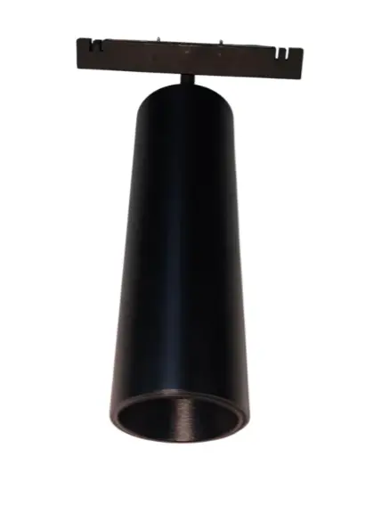 LAMPARA LED INTEGRADA TIPO BALA 9W 3000K 35 X 110MM NEGRO P/RIEL MAG. MINI 24V EFECTO REF. EF-690-3K MARCA EFECTO