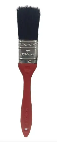 BROCHA DE 1" MOD. DOMESTICA MANGO ROJO REF. 127104 MARCA CERDEX