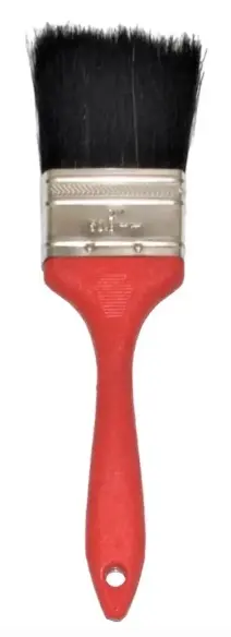BROCHA DE 2" MOD. DOMESTICA MANGO ROJO REF. 127203 MARCA CERDEX