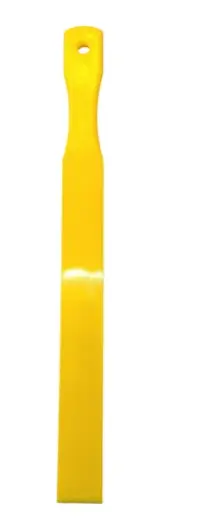 PALETA / REMOVEDOR DE PINTURA PLASTICA 1" X 13" COLOR AMARILLO REF. FX2-901001 MARCA CERDEX