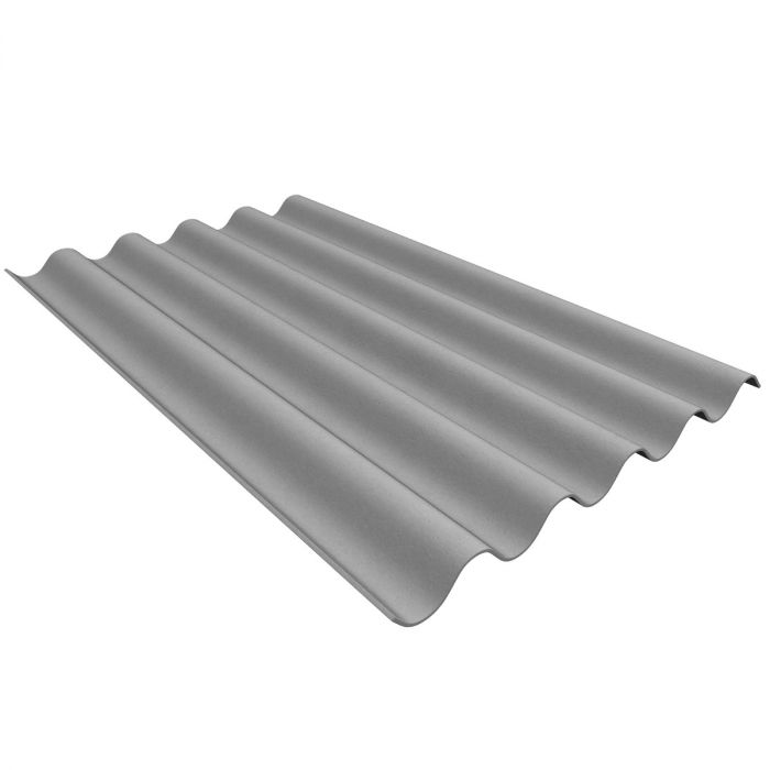 LAMINA DE TECHO /  TEJA ONDULADA DE FIBROCEMENTO LIBRE DE ASBESTO DE 1.83 X 1.05 MTS ( UTIL 1.69 MT X 1 MT) P10 NRO.6 MARCA ETERNIT