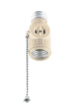 SOCATE DE BAKELITA CON CADENA E27 120 V MOD. POBA-17 REF. 46515 MARCA VOLTECK 