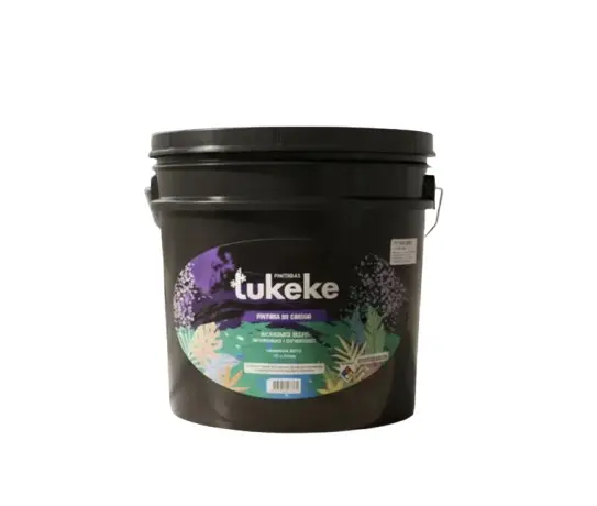 PINTURA DE CAUCHO MATE TUKEKE CLASE C PAILA 4 GL COLOR BLANCO REF. TUK0101P COD. 407731 MARCA PINECO