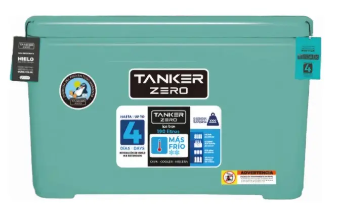 CAVA ZERO 50 LTS / TANKER ZERO COLOR AGUA MARINA 59 X 43 X 36 CM REF. 01200296 MARCA RESINCA 