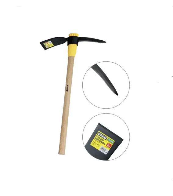 PICO PUNTA PALA CON CABO DE MADERA REF. CV-PMH-5LB COD. 9328 MARCA COVO