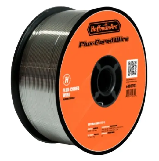 ALAMBRE / FLUX CORE WIRE P/ SOLDAR ACERO AL CARBON 0.8 MM (.030") ROLLO 1 KG E71T-11 REF. 6005701 MARCA HOFFMAN ARC