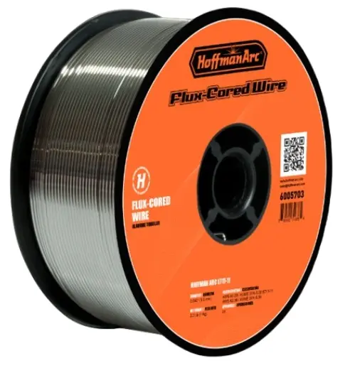 ALAMBRE / FLUX CORE WIRE P/ SOLDAR ACERO AL CARBON 1.0 MM (.040") ROLLO 1 KG E71T-11 REF. 6005703 MARCA HOFFMAN ARC