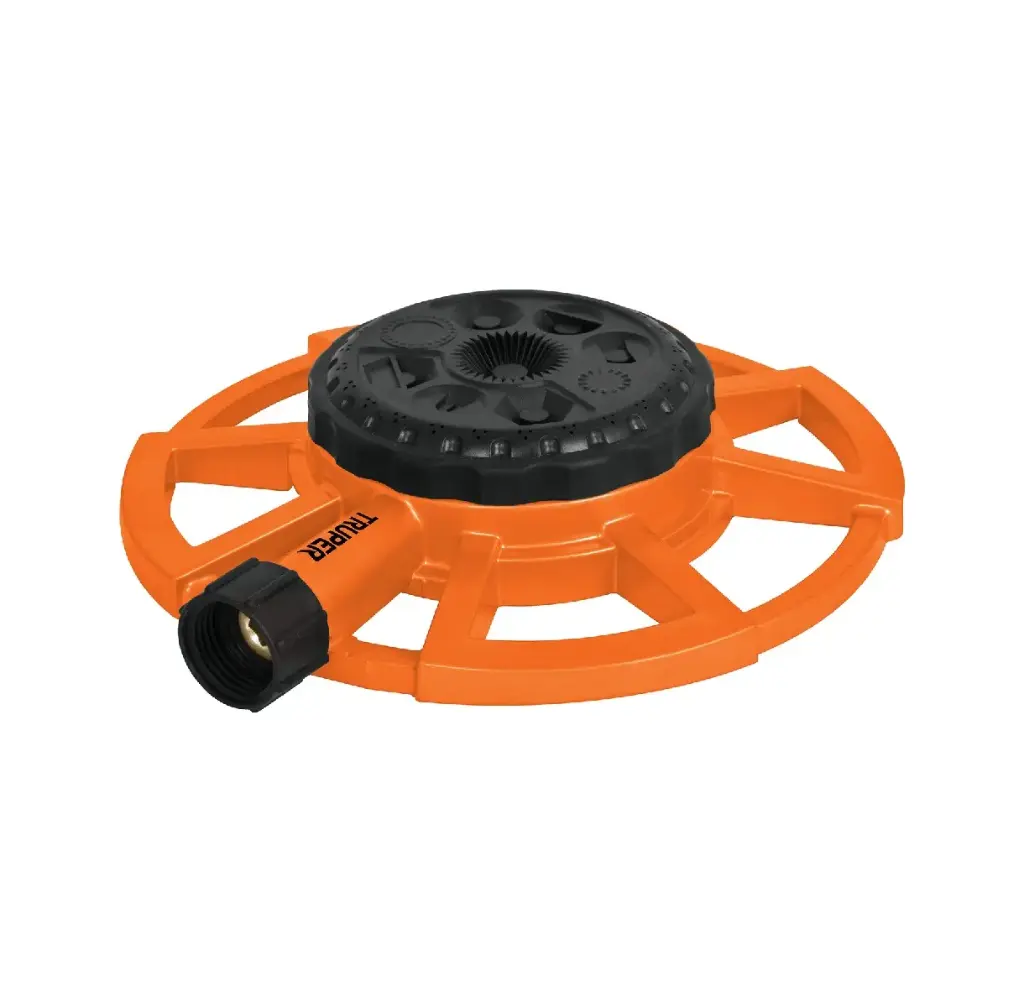 ASPERSOR / ROCIADOR DE ALUMINIO 8 FUNCIONES 50PSI 10MT ALCANCE 360° MOD. ASP-8 REF. 10328 MARCA TRUPER
