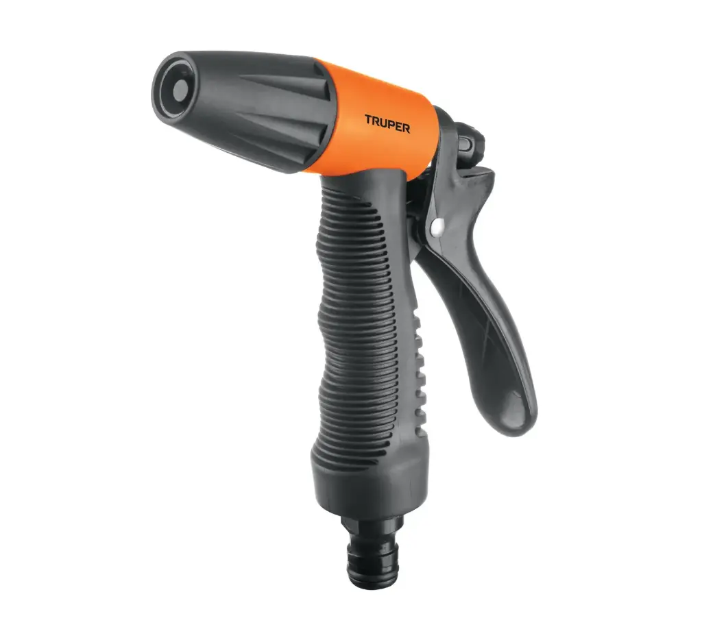 PISTOLA PARA RIEGO JARDIN PLASTICA PVC 2 FUNCIONES CONEXION 3/4" MOD. PR-401 REF. 18480 MARCA TRUPER 