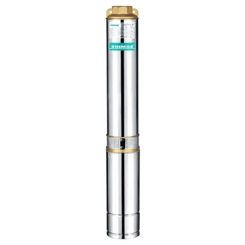 BOMBA SUMERGIBLE POZO PROF. 1 HP 3" 220V MONOFASICA 113 LTS/MIN 59 MTS MOD. 3SPM4/10-0.75K1  REF. 11500040 MARCA SHIMGE