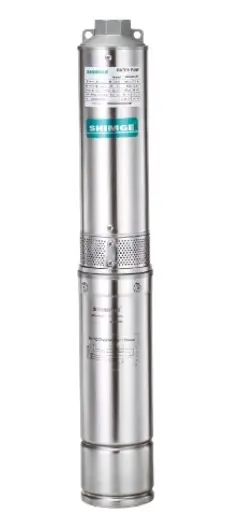 BOMBA SUMERGIBLE POZO PROF. 2HP 4" 220V 67 LTS/MIN MONOFASICA MOD. 4SPM4/11-1.5K1 REF. 11550030 MARCA SHIMGE