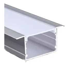 PERFIL DE ALUMINIO EMPOTRAR ALTO 18 MM X 10 MM X 3 MTS P/ CINTA LED REF. AI-PROF-2010-3 MARCA ARTIG LIGHT