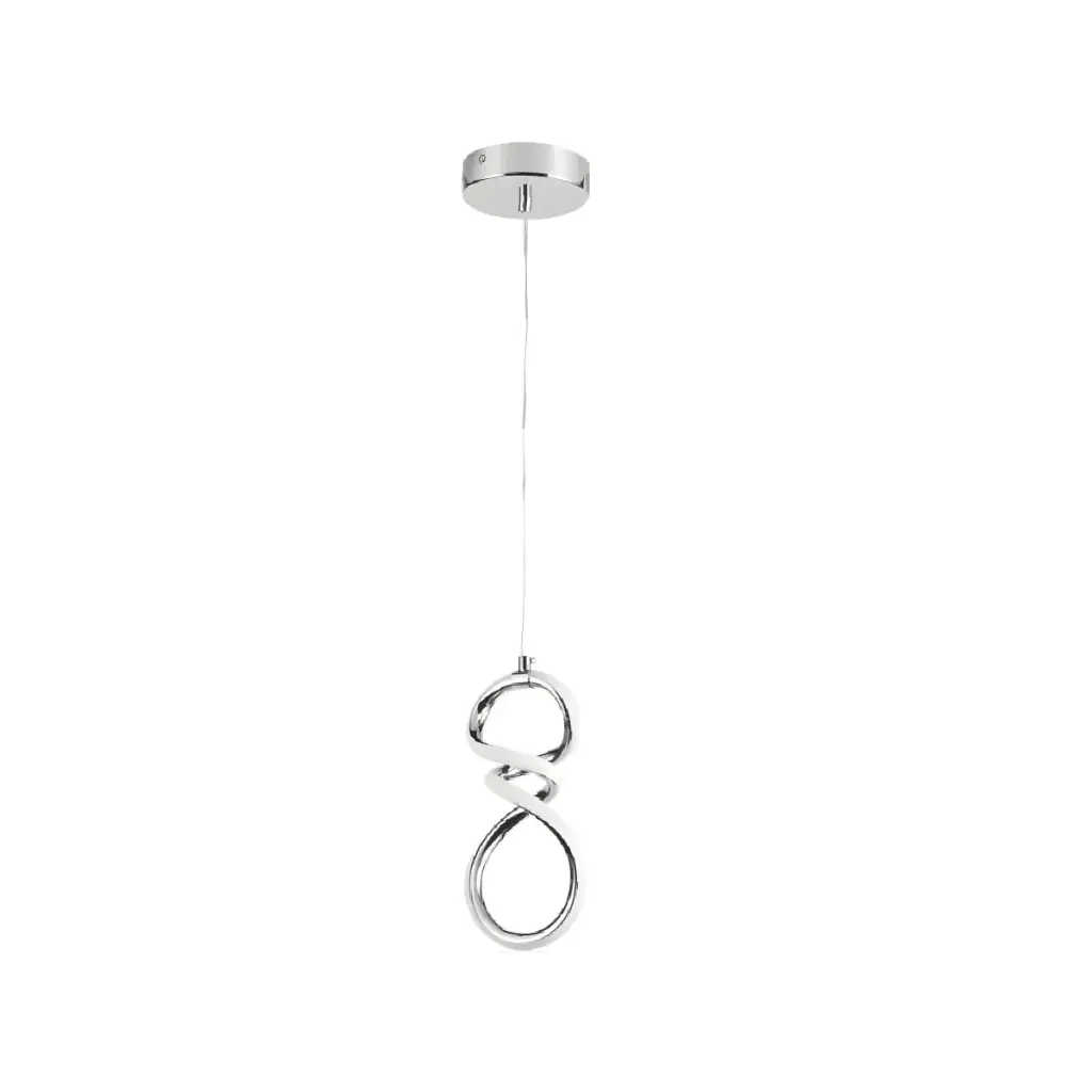 LAMPARA COLGANTE 10W 3000K 110-240 V 12X5X12 CM C/ CORMADO REF. DI-52-CH-30K-Z MARCA KASALIGHT / ARTIG LIGHT