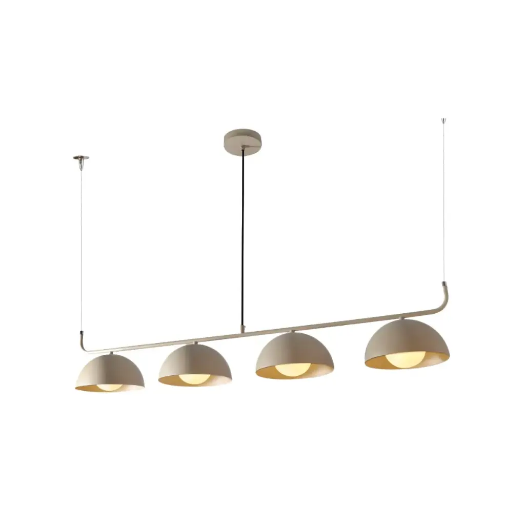 LAMPARA COLGANTE G9 4 LUCES 108X20 CM C/ GRIS - BLANCO REF. DI-571-GR-Z MARCA KASALIGHT / ARTIG LIGHT 