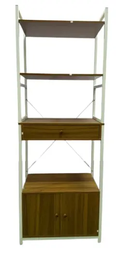 ESTANTE DE COCINA 165 X 60 X 36 CM EN MDF / METAL COLOR BEIGE REF. HAUS-MUEESTCOC305BED MARCA HAUS