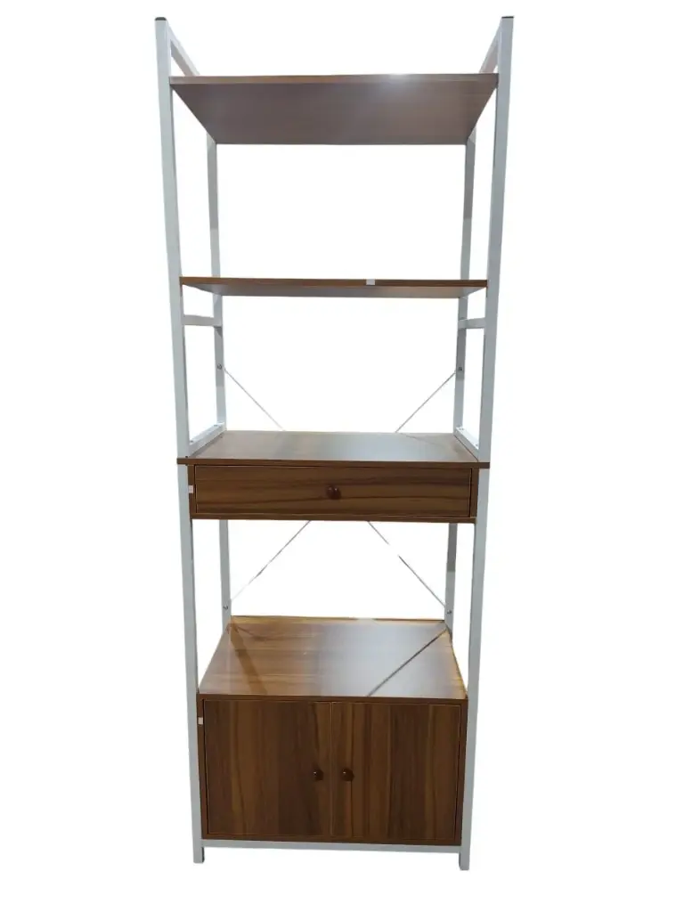 ESTANTE DE COCINA 165 X 60 X 36 CM EN MDF / METAL COLOR BEIGE REF. HAUS-MUEESTCOC305BED MARCA NIKATTO / HAUS