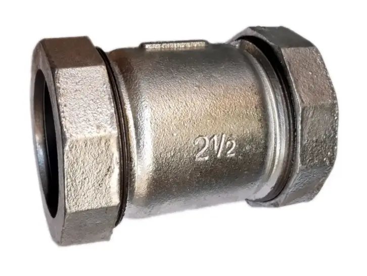 UNION / JUNTA DRESSER GALVANIZADA DE 2 1/2" REF. JUN-0009 MARCA INFINITY