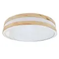 PLAFON DECORATIVO LED MILAN REDONDO 36 W 3CCT 5.5 X 31 X 31 CM MADERA-BLANCO REF. 00103136 MARCA PIERROT