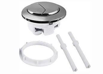 BOTON PUSH BUTTON DOBLE PARA WC ORIFICIO 7 CM / 6 CM REF. BOT-H03 MARCA SEMILIC