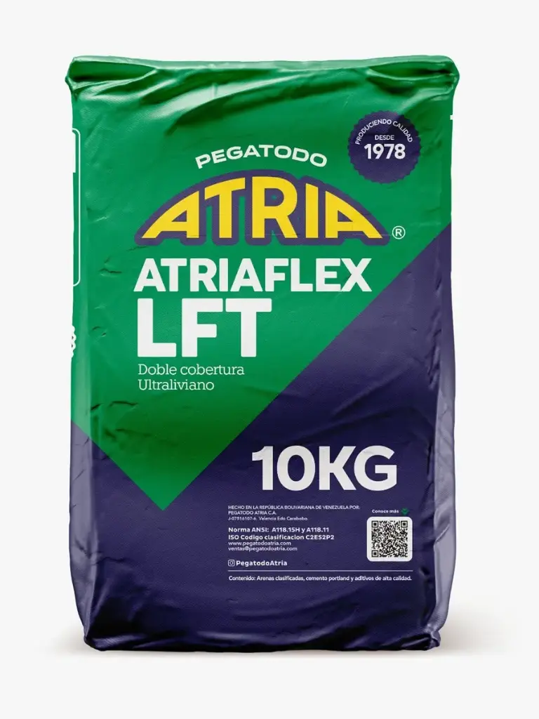 PEGO BLANCO ULTRA FLEXIBLE ATRIAFLEX SACO 10 KG COD. 0793969182480 MARCA ATRIA