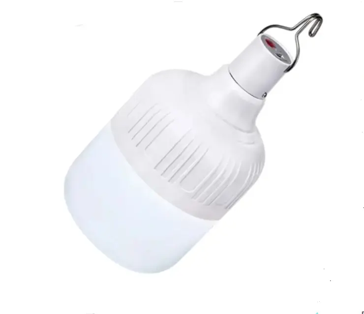 BOMBILLO LED RECARGABLE CON GANCHO 40 W 400 LM 5V C/ CABLE USB ( 12 HORAS ) 3 TONOS REF. BRS-T956 COD. 090017 MARCA VERT