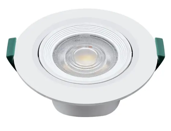 LAMPARA LED SPOT INTEGRADO BASCULANTE REDONDO 7 W 3CCT 85-277V REF. 357 3T / 50109041 MARCA LUCERNA