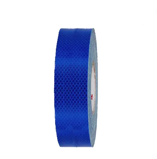 CINTA REFLECTIVA AZUL FLUORECENTE 1" X 5 MTS ( 25 MM X 5 MTS ) CON ADHESIVO REF. HP-1394-B COD. 613945.AZUL MARCA HIGHPOWER
