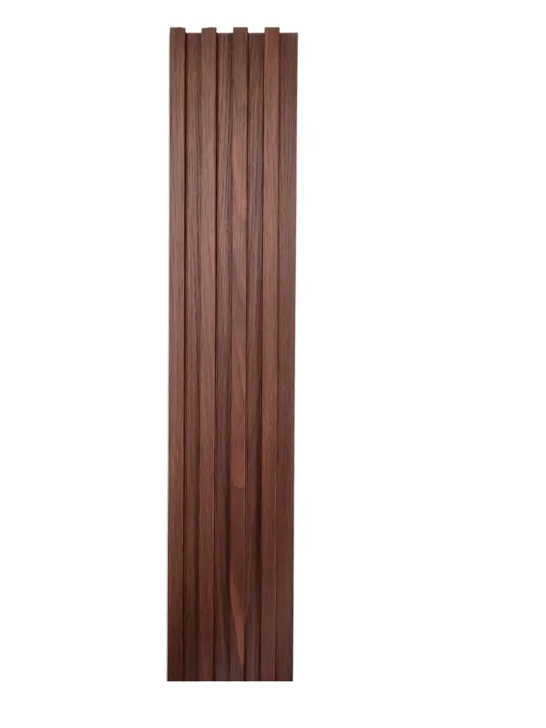 PANEL P/ PARED PVC WALL PANEL INTERIOR 15CM X 1,7CM X 2,90 MTS COLOR MARRON AVELLANA REF. PA0040 / 00397 MARCA BRUFER