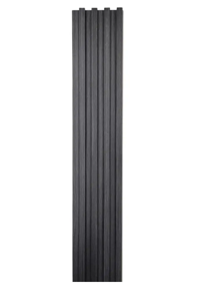 PANEL P/ PARED PVC WALL PANEL INTERIOR 15CM X 1,7CM X 2,90 MTS COLOR NEGRO CENIZA REF. PA0056 / 200427 MARCA BRUFER