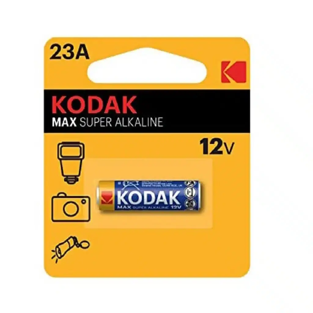 BATERIAS MAX SUPER ALKALINE 23A 12 V X 1 UND MOD. 30416000 REF. 6072 / 430554 MARCA KODAK