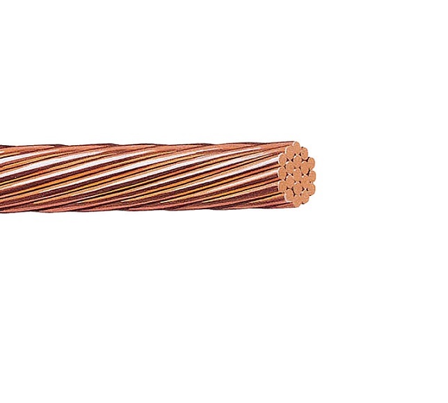 CUERDA DE COBRE DESNUDO NRO. 250 MCM POR METRO PARA ATERRAMIENTO MARCA CABLESCA 